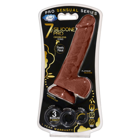 9 Inch Realistic Silicone Dong with Suction Base Flesh Tone Dongs Realistic