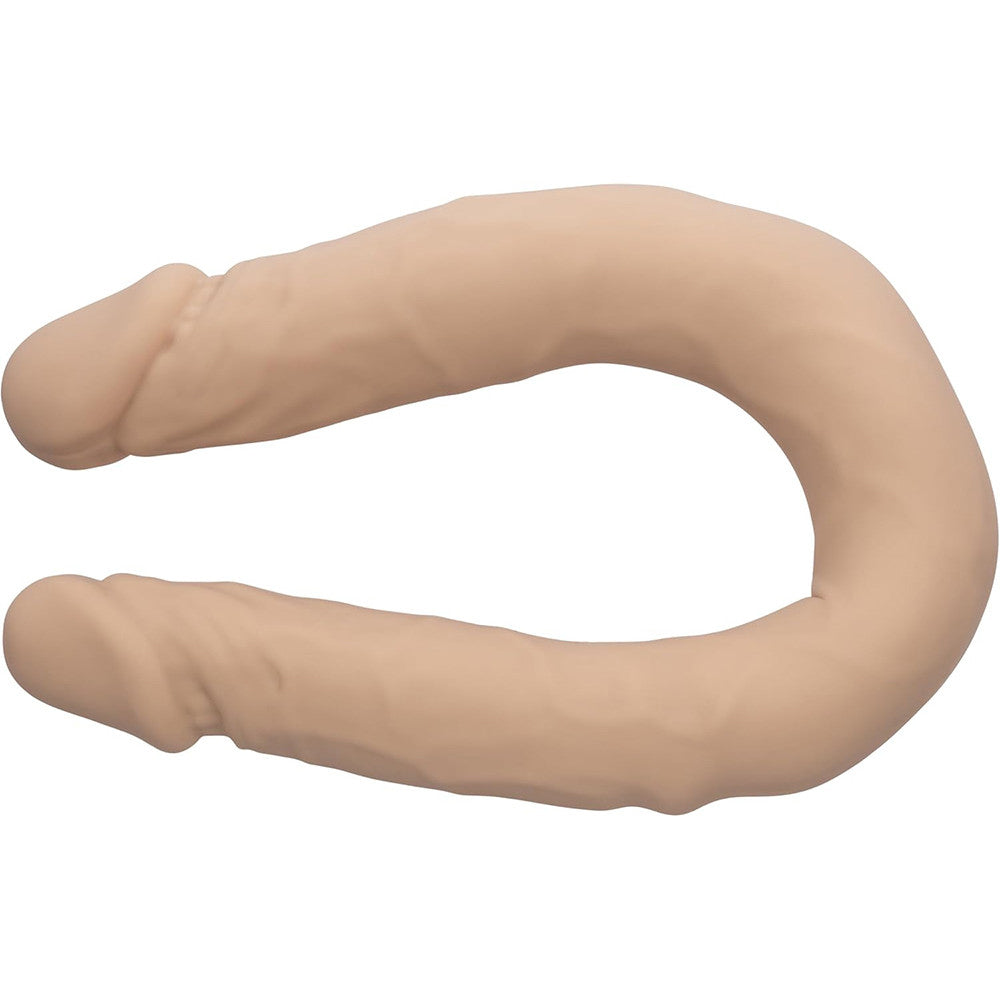 Silicone Studs Bend and Hold Dual Dong (Ivory) – 12 Inch Silicone Dildo > Dildos > Double Dildos