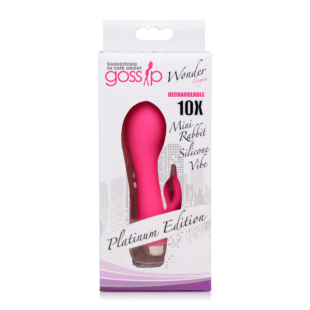 Wonder Mini Rabbit (Pink) – Rechargeable Silicone Vibrator VIBRATORS-RABBIT