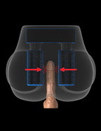 Pdx Elite Milk Me Silly Brown Mega Vibrating Male Masturbator > Sex Toys For Men > Assbators