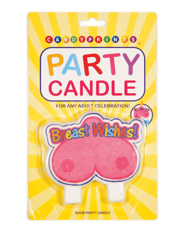 Breast Wishes Boobie Party Candle for Adult Celebration Events Default Title Novelty Candles
