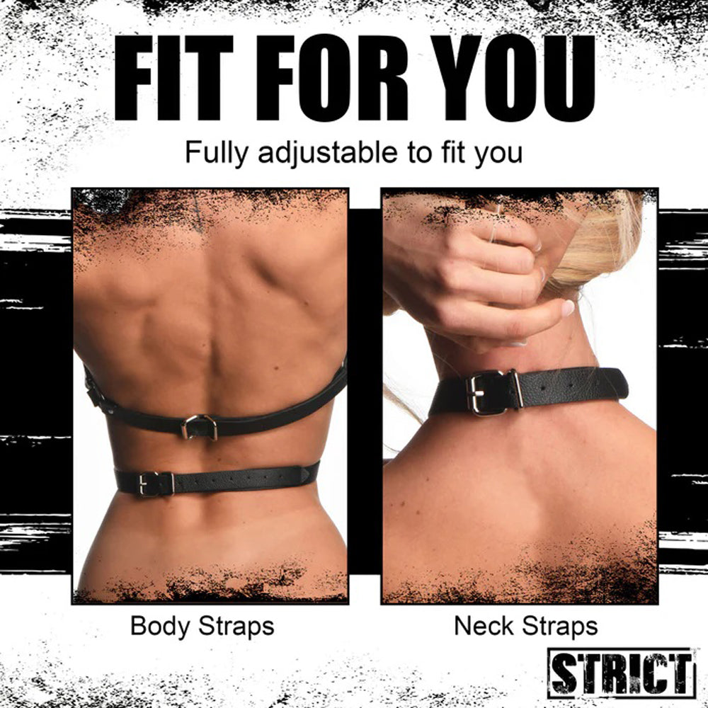 Female Body Harness Black Size L/XL Womens Harnesses