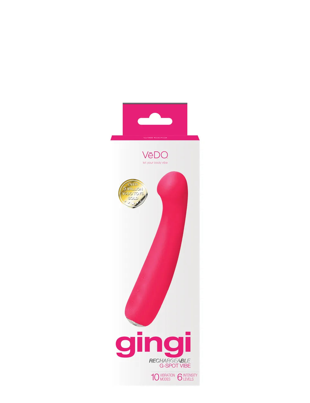 Gingi Rechargeable G Spot Vibrator – Silicone Flexible Shaft Vibrator Pink > Vibrators > G-Spot