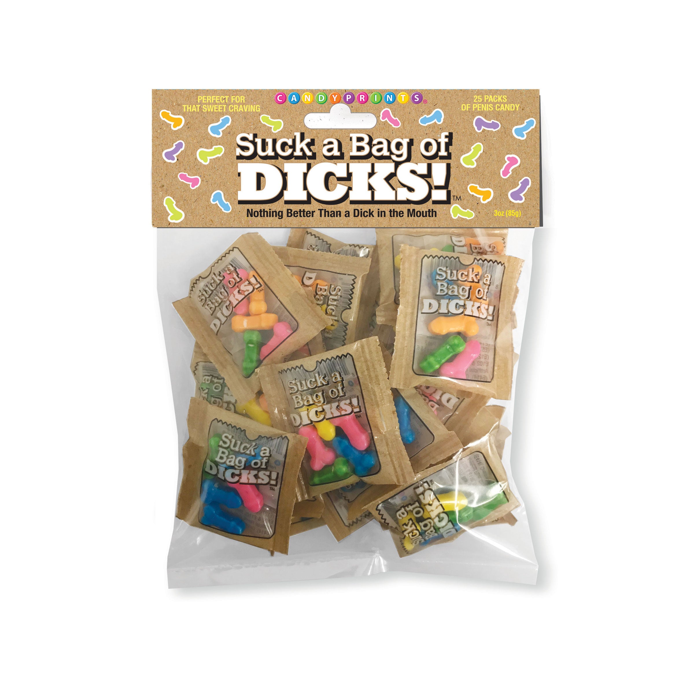 Suck a Bag of Dicks! 25 Individual Fun Size Packages > Novelties > Candy & Edible Items