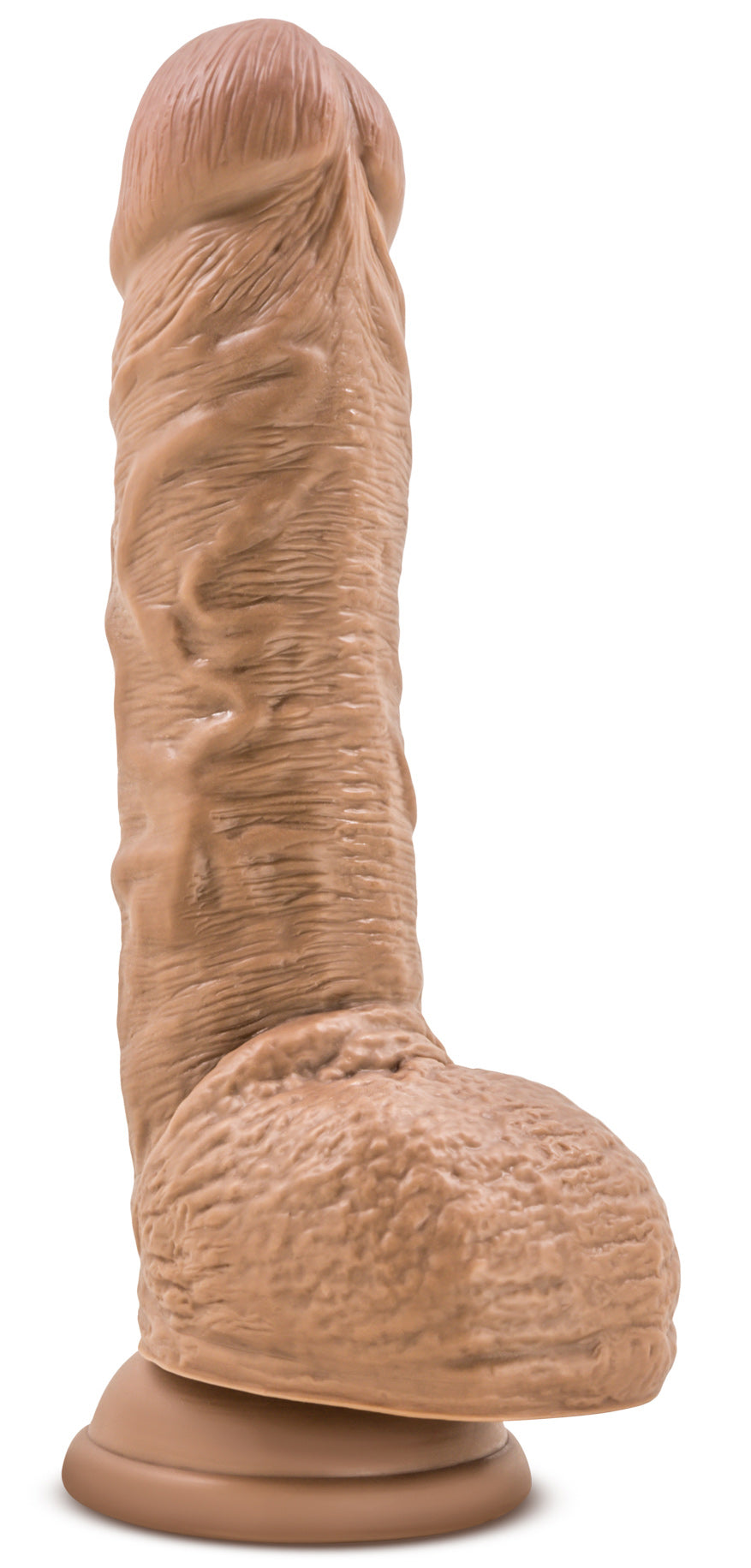 Au Naturel Big Billy 9 Inch Mocha Dildo Realistic Toy Dongs Realistic