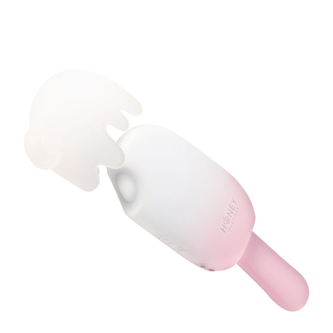 Bite Me Pink Cream Pop Clitoral Stimulator Vibrator Toy Suction Stimulator