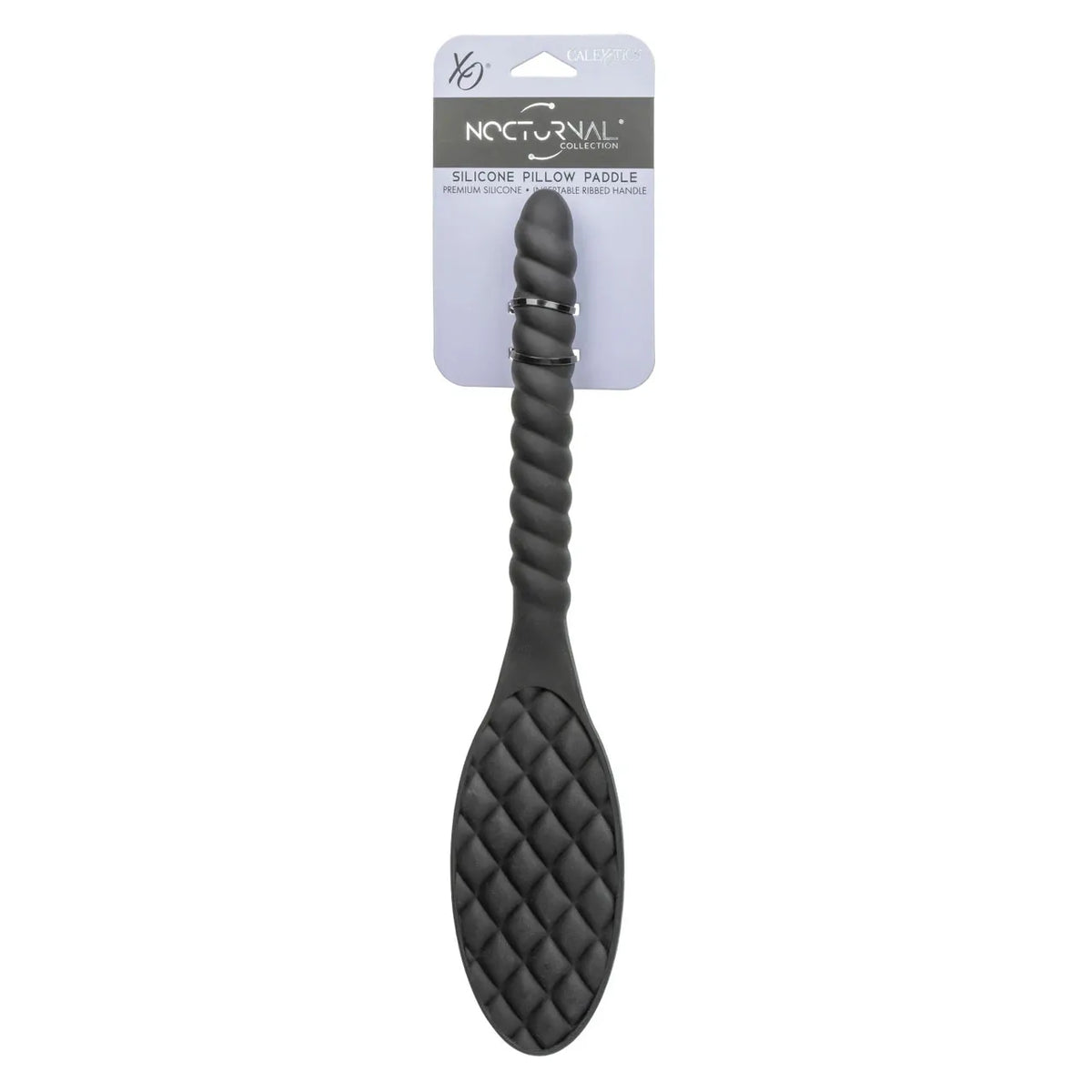 Nocturnal Collection Silicone Pillow Paddle With Ribbed Handle > Bondage Gear > Paddles