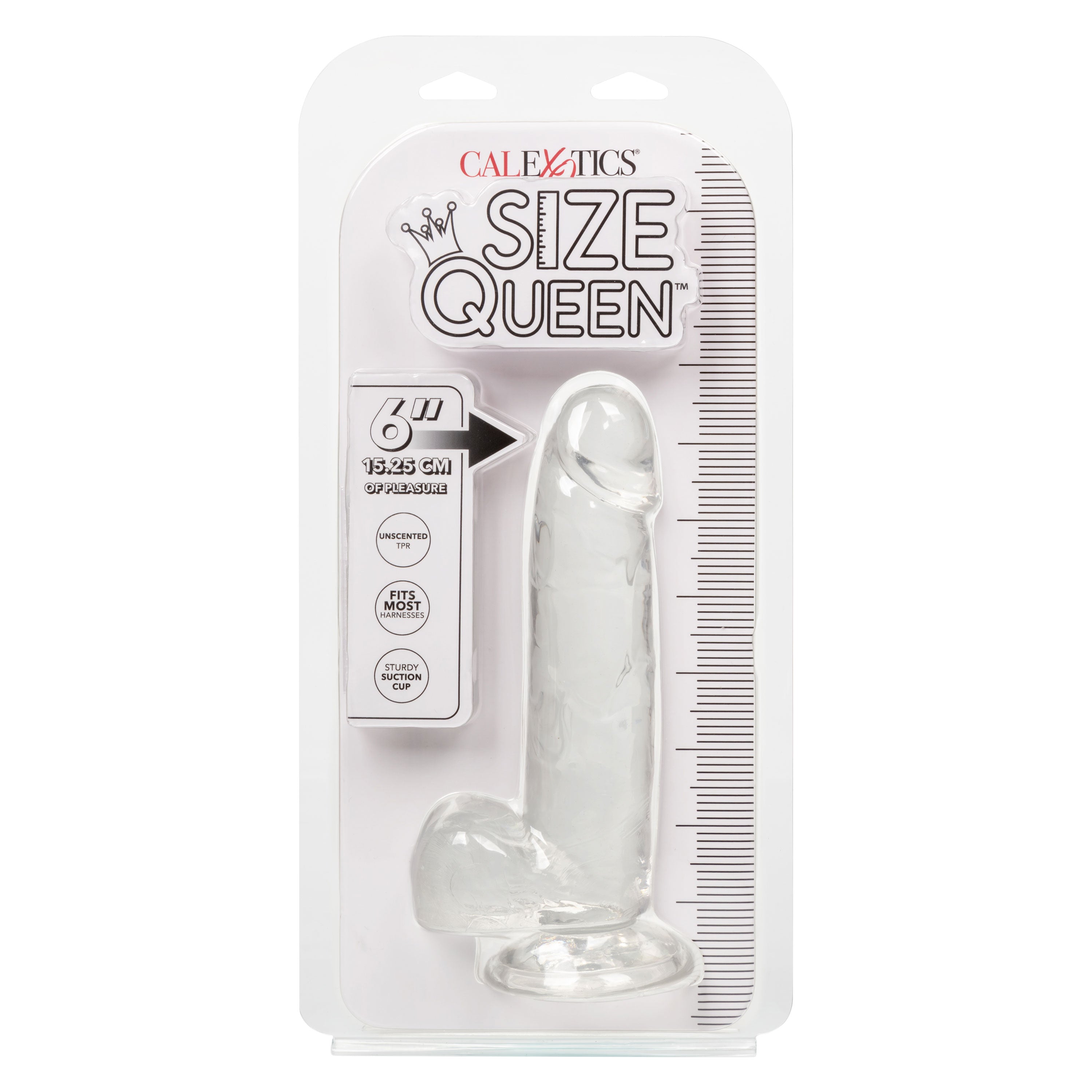 Size Queen 6 Inch Blue Realistic Dildo with Life Like Texture DONGS