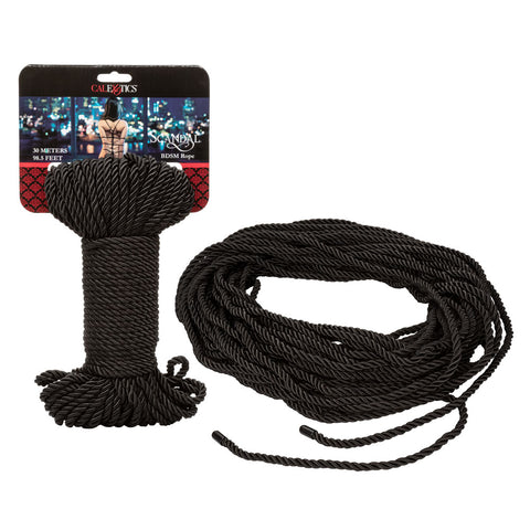 Scandal Black BDSM Rope 98.5 Ft for Bondage and Restraint Play Rope