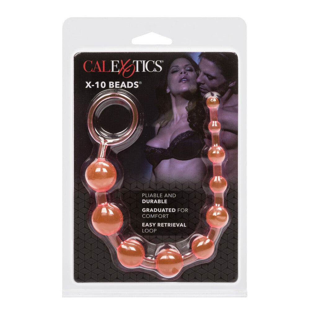 X10 Anal Beads Silicone Graduated 13 Inch > Anal Range > Anal Beads
