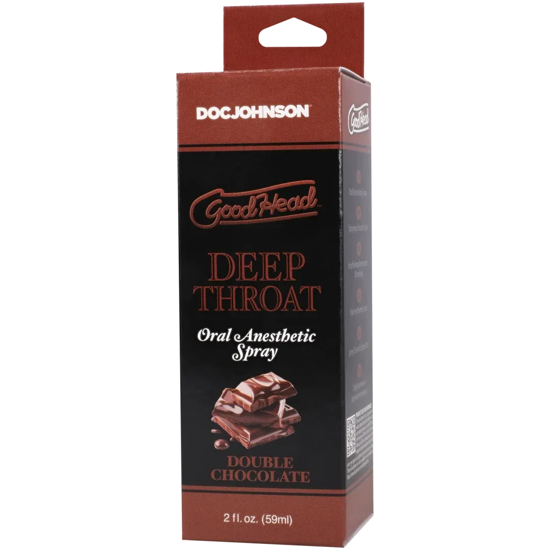 Goodhead Deep Throat Spray – Double Chocolate 2 Fl Oz Spray > Lube > Oral Gels & Sprays