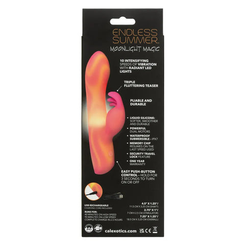 Endless Summer Moonlight Magic (Orange) – Dual-Motor Massager > Vibrators > Ladies > Rabbit