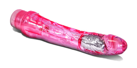Naturally Yours Mambo Pink 9 Inch Flexible Realistic Vibrator Pink Vibrators