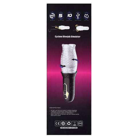 The Male Rose Original Vibrating Rotating Male Masturbator Strokers - Auto