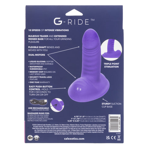 G-Ride Thrill Ride (Purple) – Triple-Point Stimulator Vibrator Default Title > Vibrators > Standard Vibrators