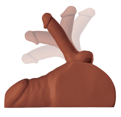 Pipedream Extreme Plus Perfect Ride Light Posable Masturbator Brown Assturbators