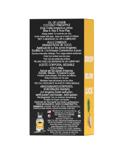 Kama Sutra Oil of Love Coconut Pineapple Kissable Massage Oil > Essentials > Massage Oil