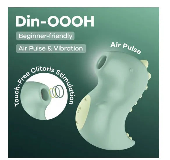Satisfyer Din-Oooh – Compact Pressure Wave Vibrator with Two Motors > Sex Toys For Ladies > Air Pulsation