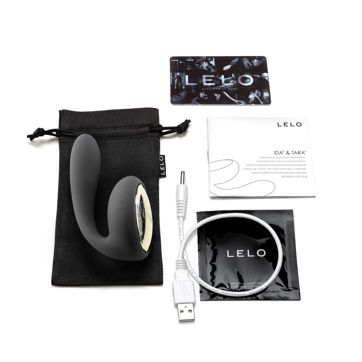 Lelo Tara Black Couples Massager G-Spot Toy > Sex Toys For Ladies > Panty Vibes