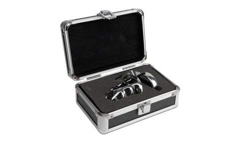 Metal Worx Hand-Polished Weighted High-Quality Steel Cock Cage Black Cages