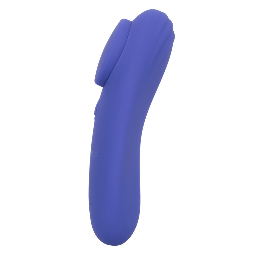 CalExotics Connect™ Panty Teaser App-Based Pleasure Device in Purple Silicone with 9 Vibration Functions and USB Rechargeable Waterproof Design Panty Vibrators