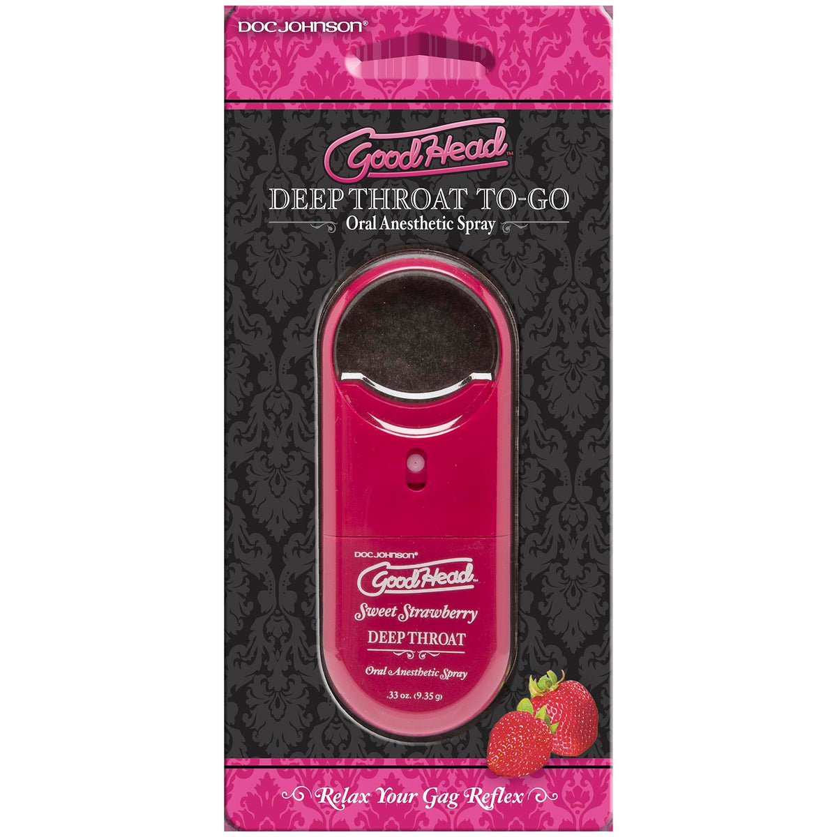 Goodhead To-Go Sweet Strawberry – Flavored Oral Spray 9ml > Lube > Oral Gels & Sprays