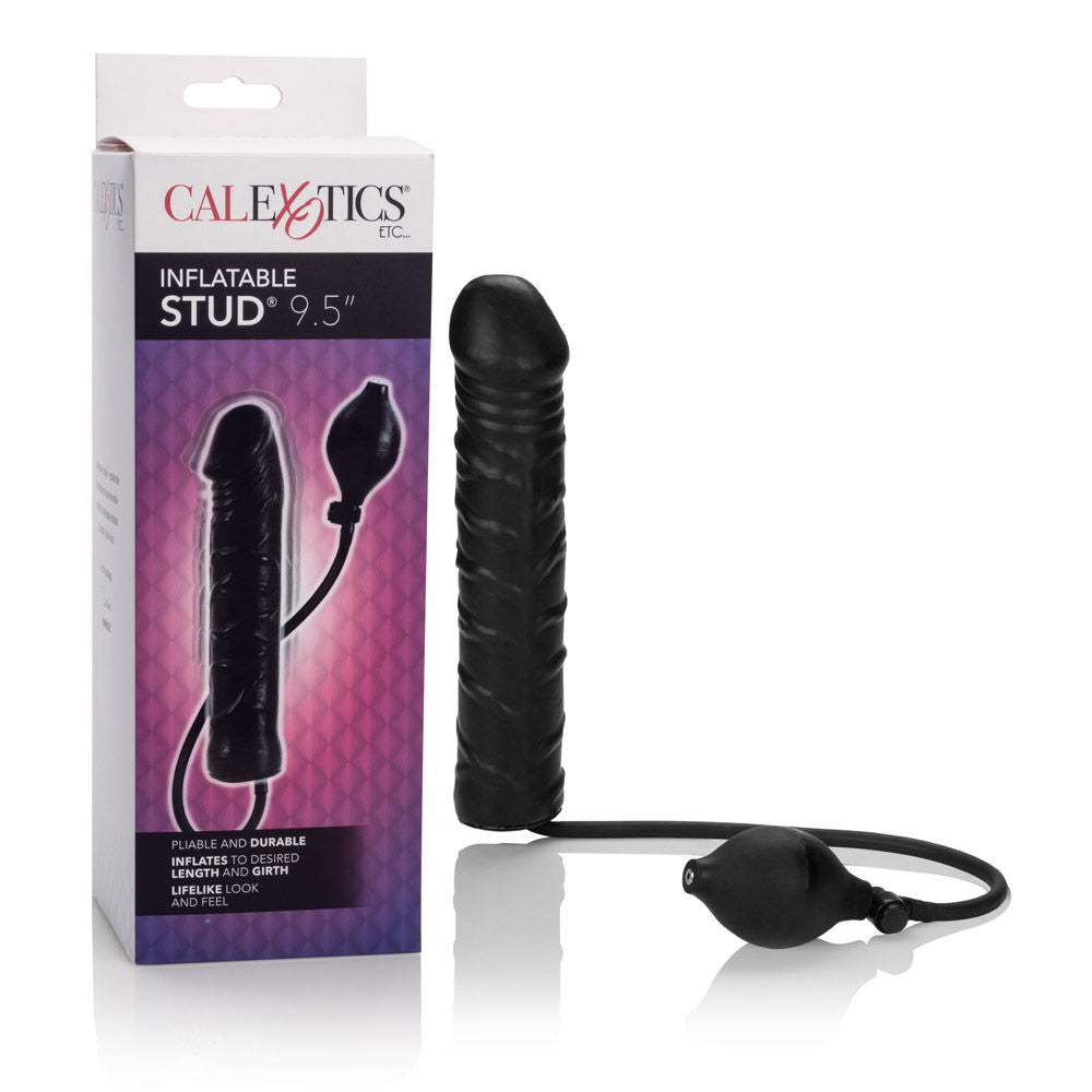 Inflatable Stud – Inflatable 9.5 Inch Realistic Dildo Toy Dongs Big