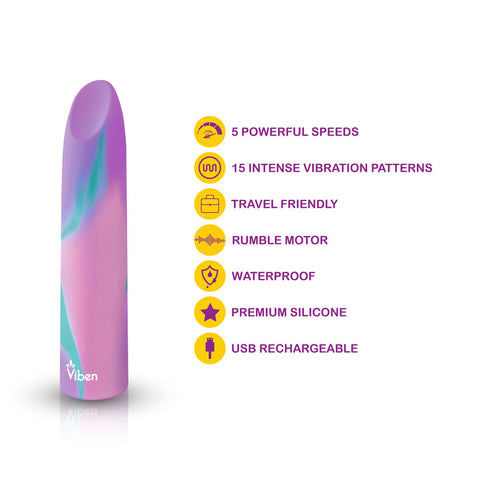 Fixation Unicorn Lipstick Bullet Vibrator with 20 Functions BULLETS