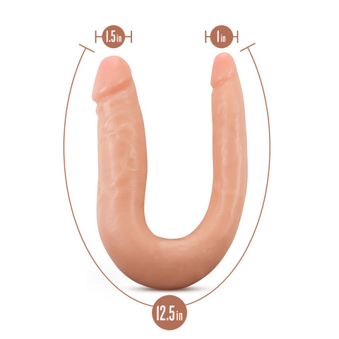 Dr. Skin Silicone Dr. Double (Vanilla) – Flexible Double Dong Double Dongs