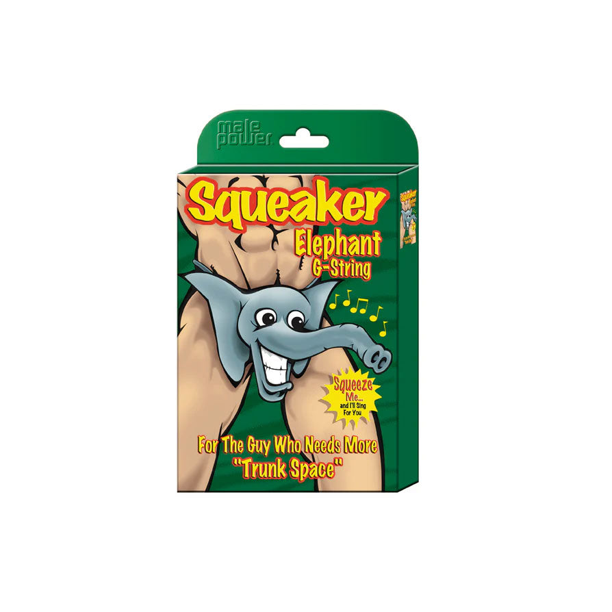 Squeaker Elephant G-String (Black) – Novelty Lingerie > Novelties > Gag Gifts