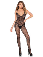 Crotchless Lace Lingerie Jumpsuit (Black) – Lace Lingerie Jumpsuit Black One Size > Clothes > Bodies and Playsuits