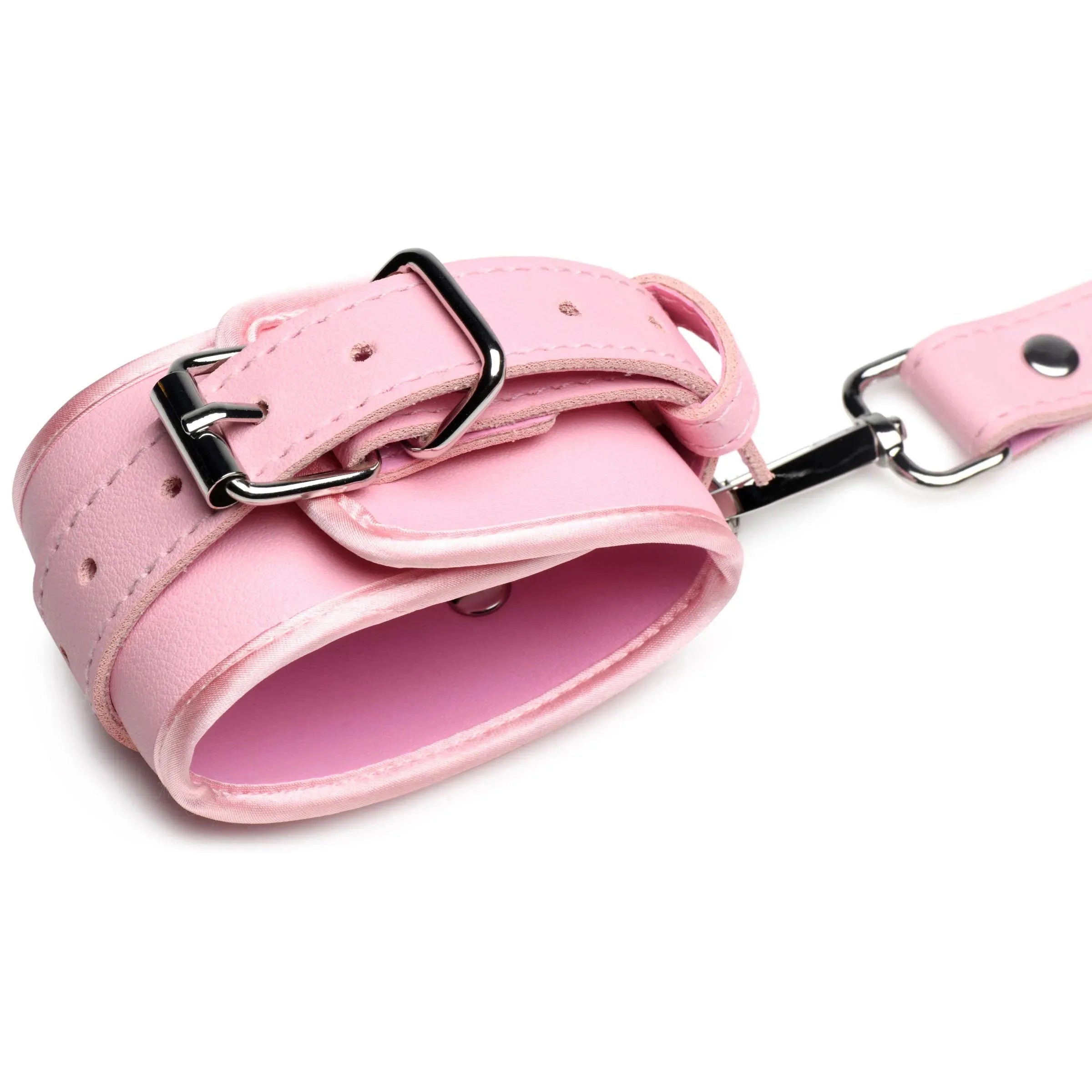 Bondage Harness with Bows (Pink) – Medium/Large Vegan Faux Leather Harness > Clothes > Womens Harnesses