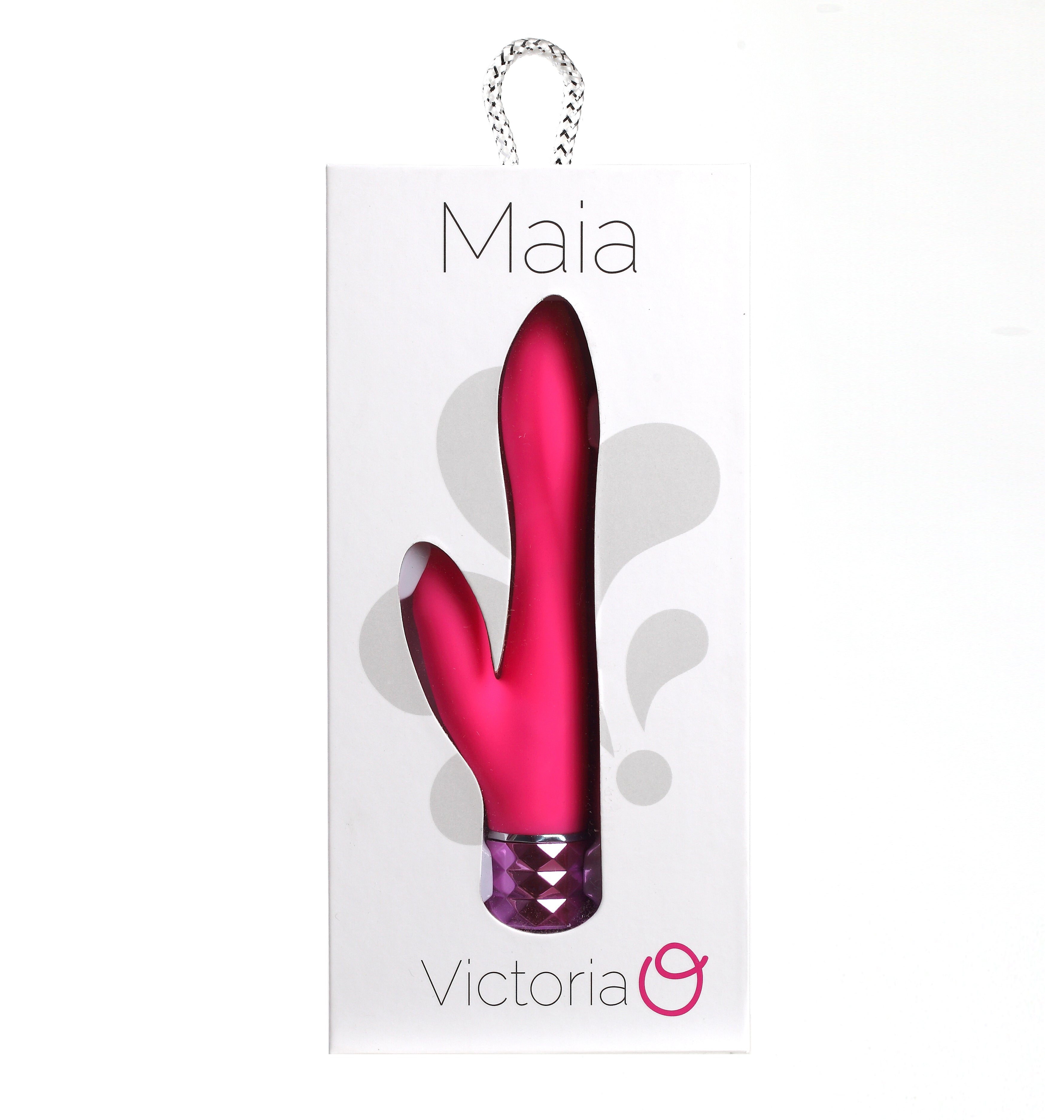 Maia Victoria 15.2 Centimeter USB Rechargeable Rabbit Vibrator Pink VIBRATORS-RABBIT
