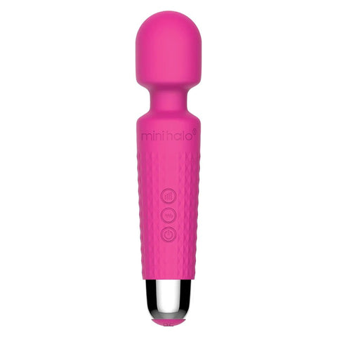 Shibari Mini Wand Halo (Pink) – Rechargeable Powerful Wand Electric Massager