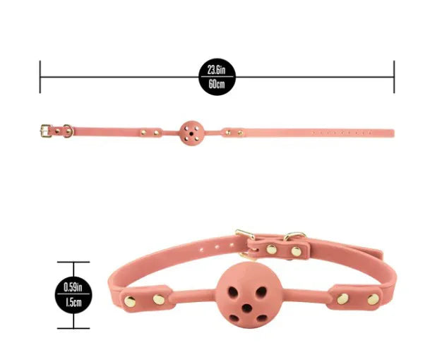 Temptasia Ardor – Breathable Silicone Ball Gag with Adjustable Strap > Bondage Gear > Gags and Bits