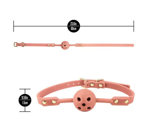 Temptasia Ardor – Breathable Silicone Ball Gag with Adjustable Strap > Bondage Gear > Gags and Bits