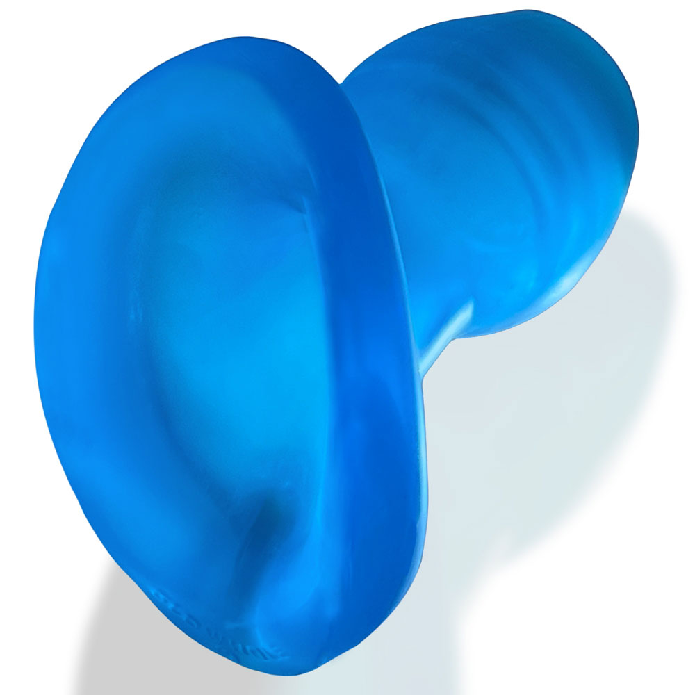Glowhole Large Blue Butt Plug with LED Light by Oxballs Butt Plugs - Hollow