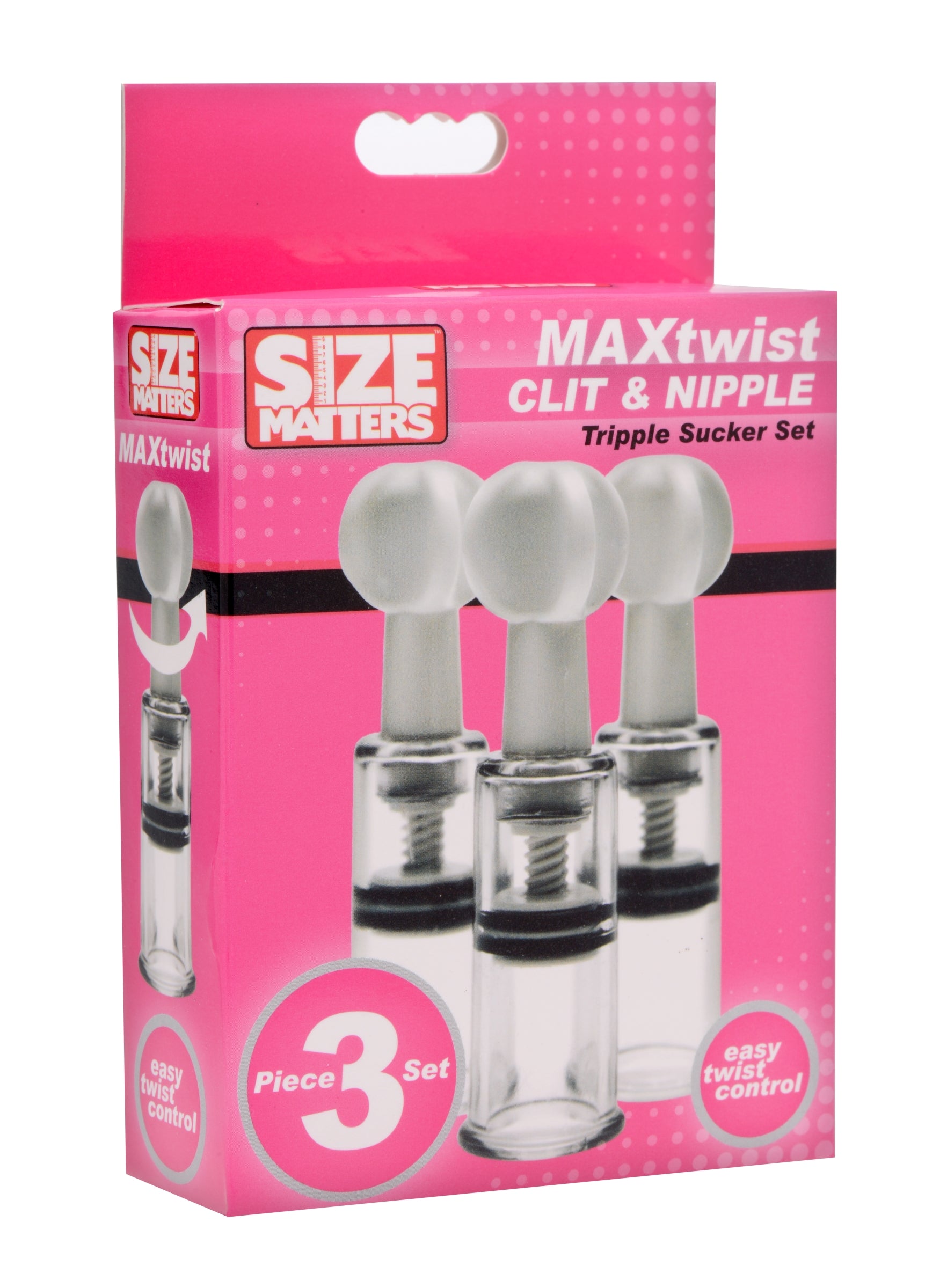 Size Matters Max Twist Clit And Nipple Suction Mini Set > Sex Toys > Nipple Suckers