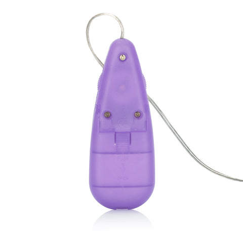 Silicone Slims Vibrating Nubby Bullet - Purple BULLETS