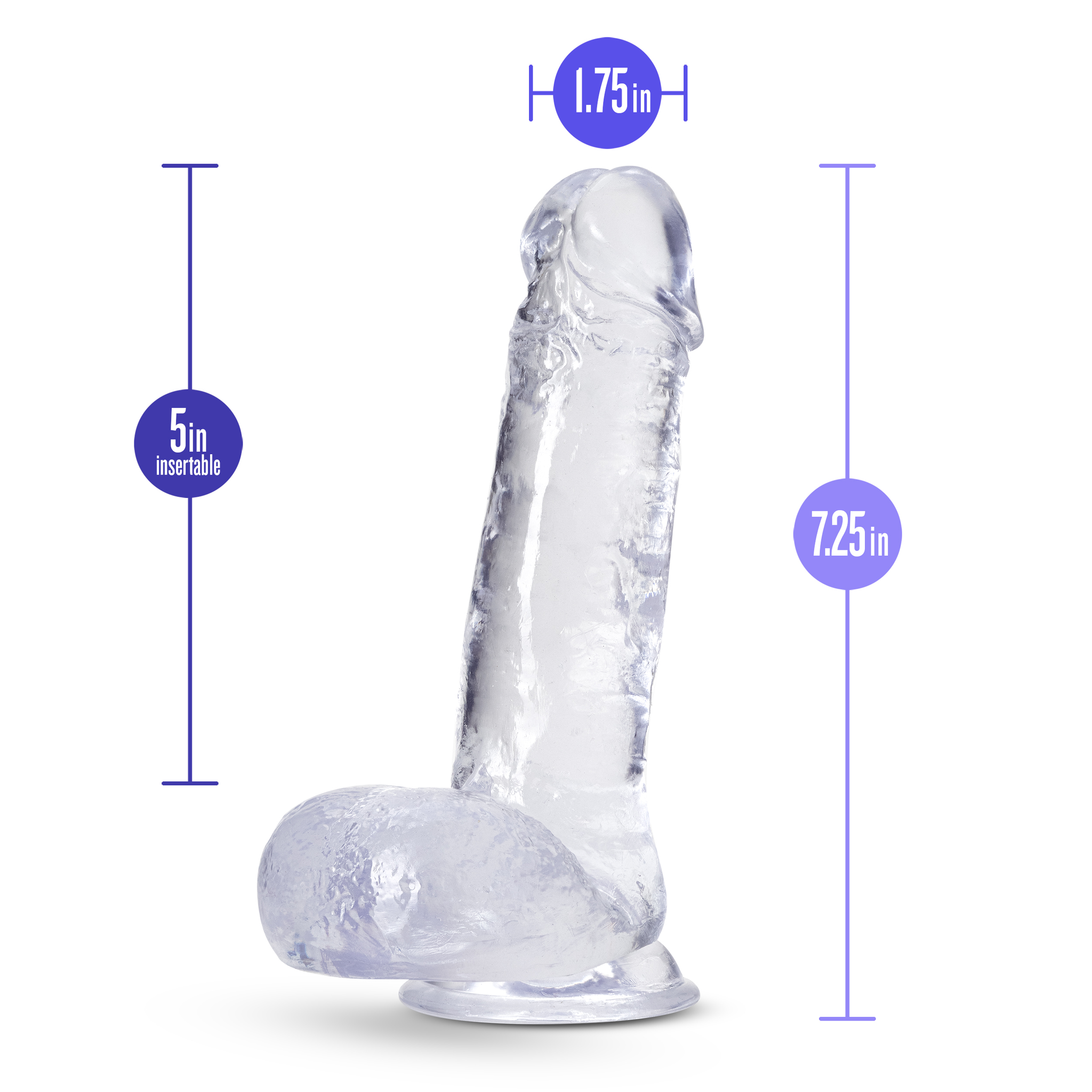 B Yours Plus Soft Realistic 5" Dildo > Dildos > Realistic Dildos