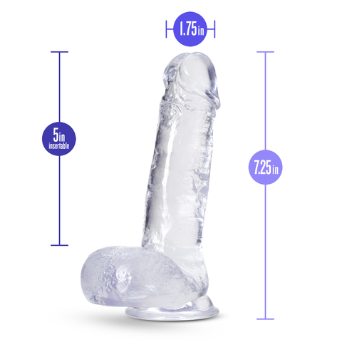 B Yours Plus Clear Soft Realistic Dildo for Adult Intimacy DONGS