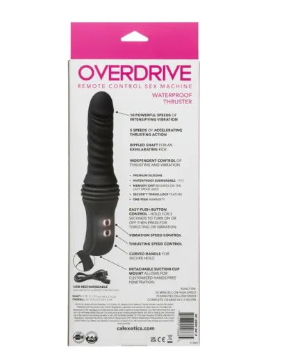 Overdrive Waterproof Thruster – Waterproof Powerful Thrusting Vibrator (10) > Dildos > Thrusting Dildos