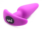 Remote Control 21x Silicone Butt Plug Vibrator Pink Toy > Anal Range > Vibrating Butt Plugs