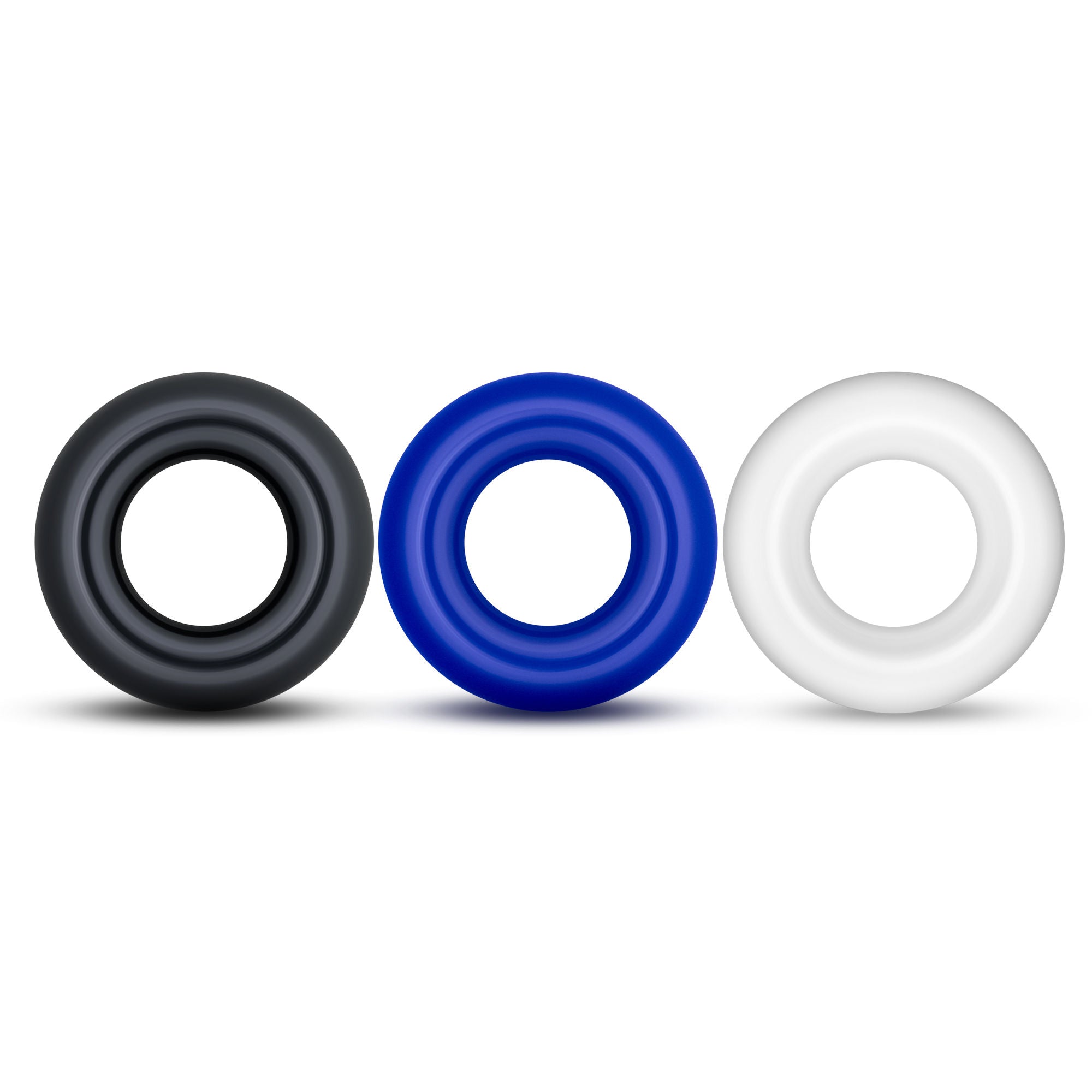 Stay Hard Donut Rings 3 Pack – Silicone Cock Rings COCK RING Set