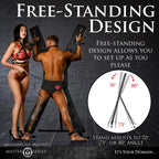 Deluxe St Andrews Cross Black Iron and Wood Frame > Sex Toys > Sex Furniture