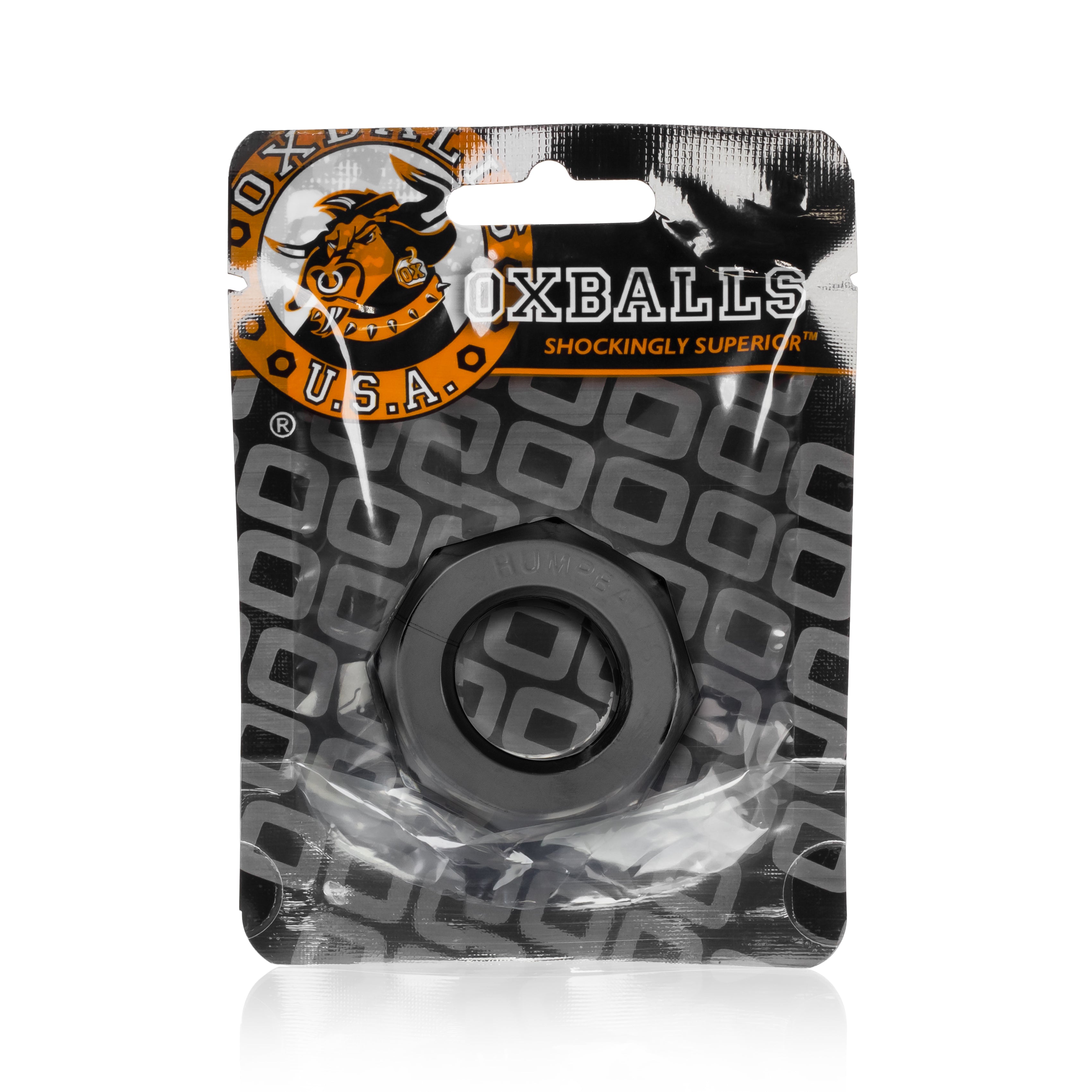 Humpballs Cockring Black Bulge Enhancer with 4.8cm Inner Diameter Black > Cock Ring > Single