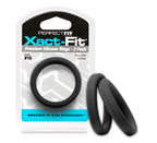 Xact Fit Cock Rings 1.6 Inch Two Pack > Cock Ring > Sets