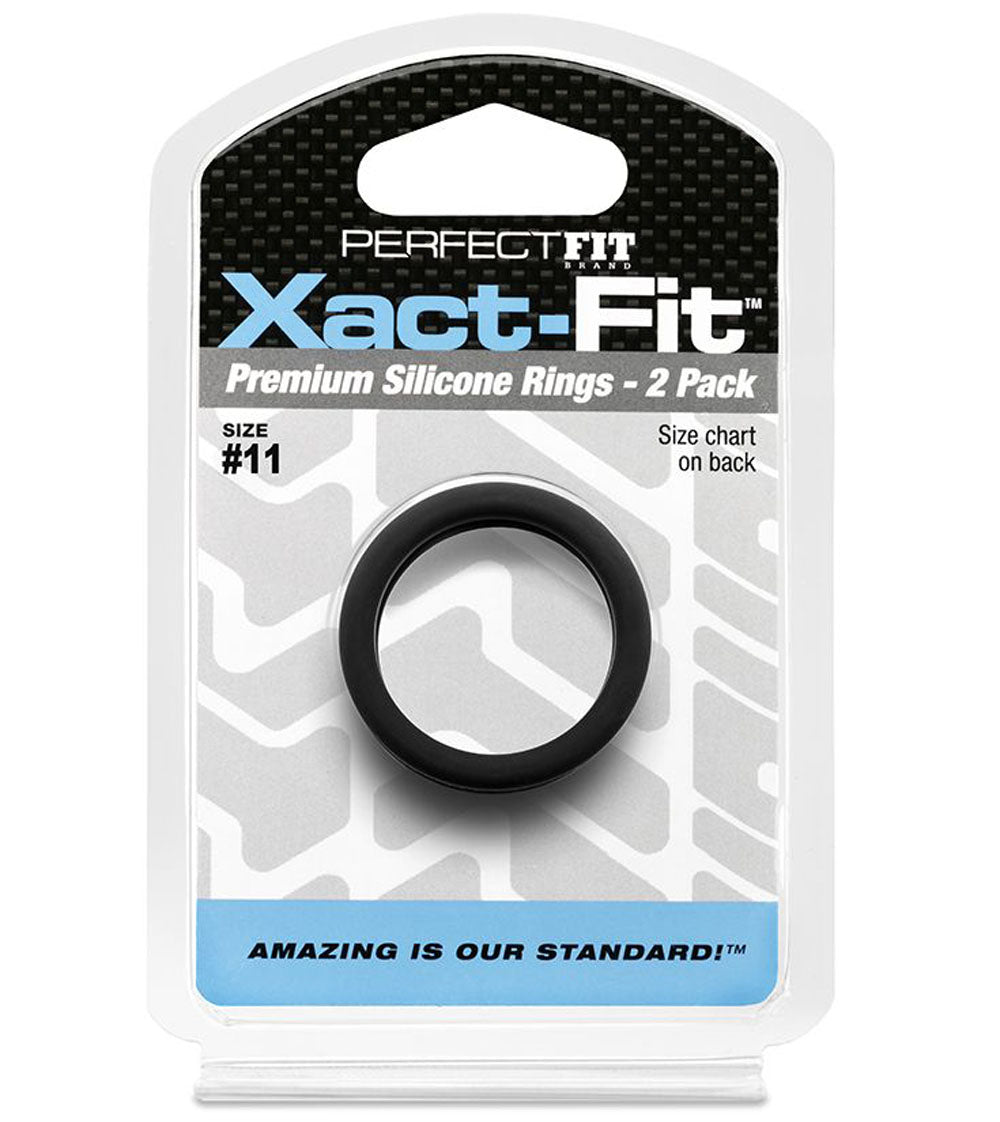 Xact Fit Number 11 Precision Ring Sizing Set 1.1 Inch 2 Pack > Cock Ring > Sets
