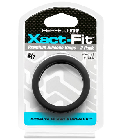 Xact-Fit #17 1.7in 2 Pk COCK RINGS