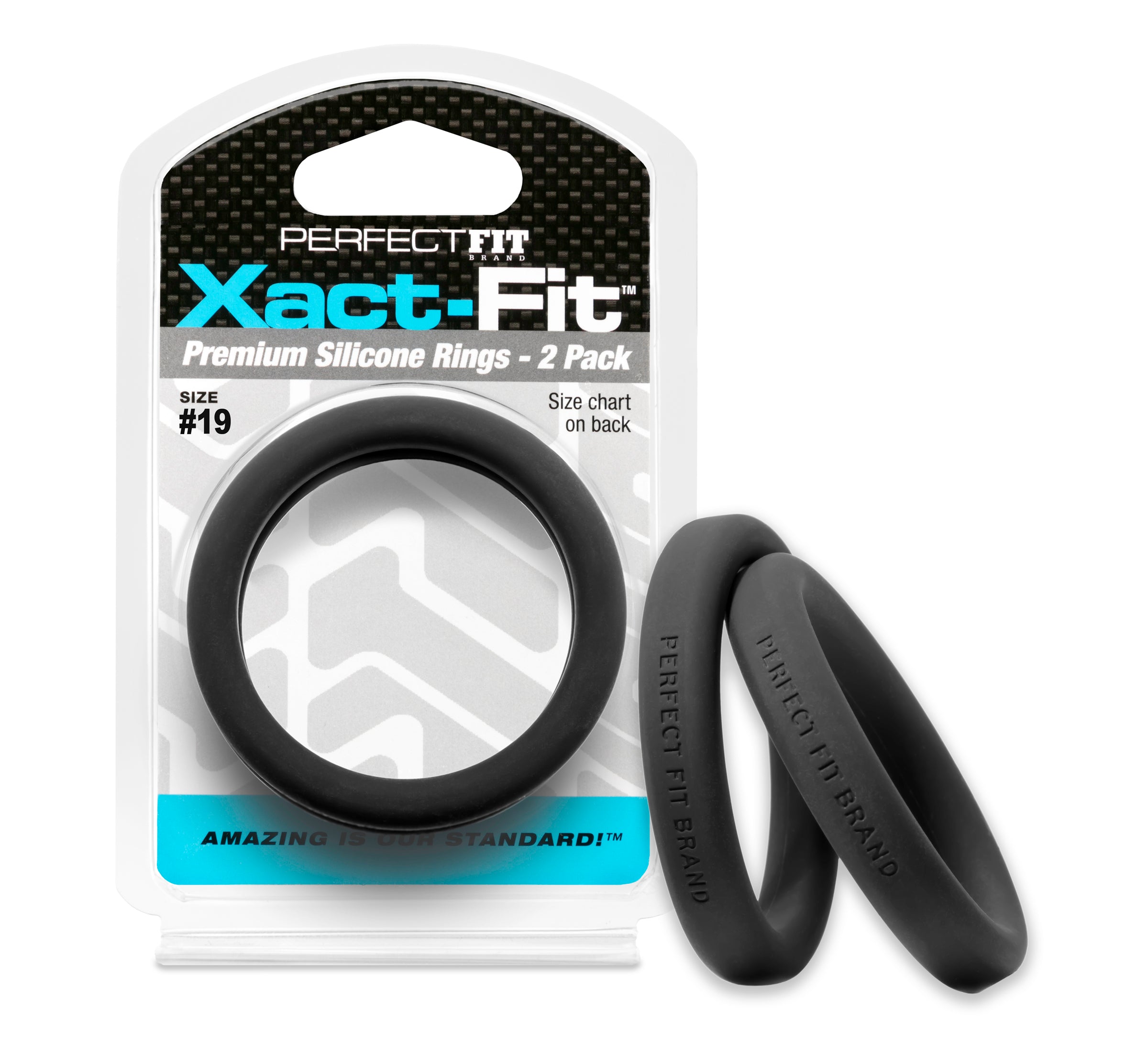 Xact-Fit Size 19 Cock Ring 2-Pack – Precise Fit Secondary image